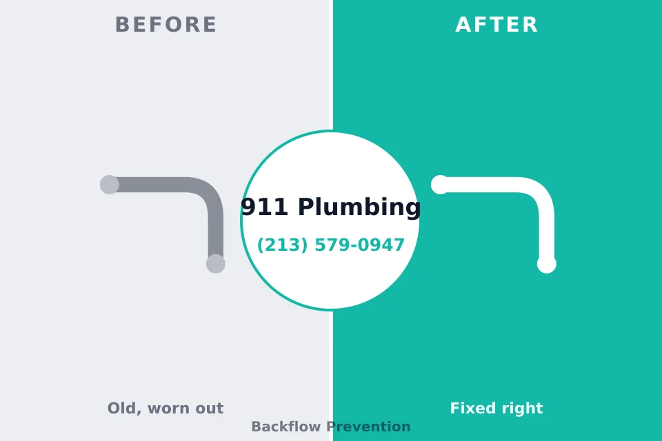 Before and after: plumbing company Henryetta, OK